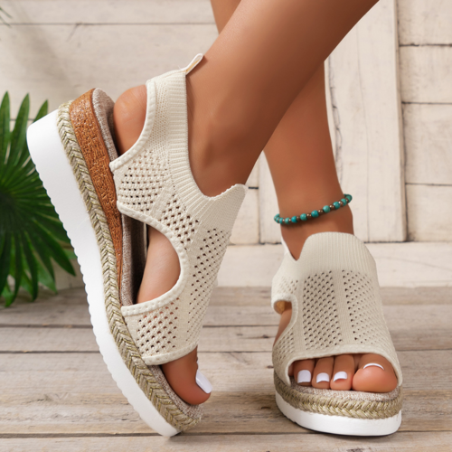 Forever Link Peep Toe High Heel Sandals