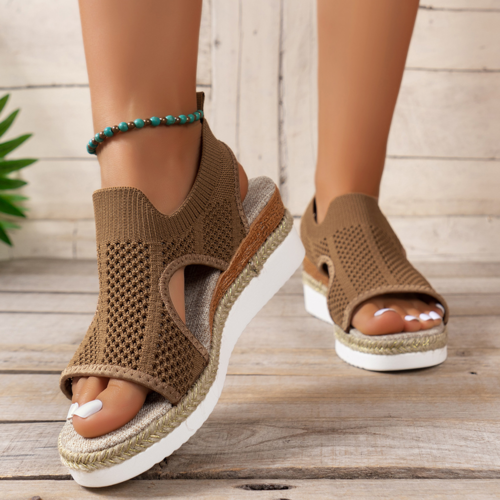 Forever Link Peep Toe High Heel Sandals