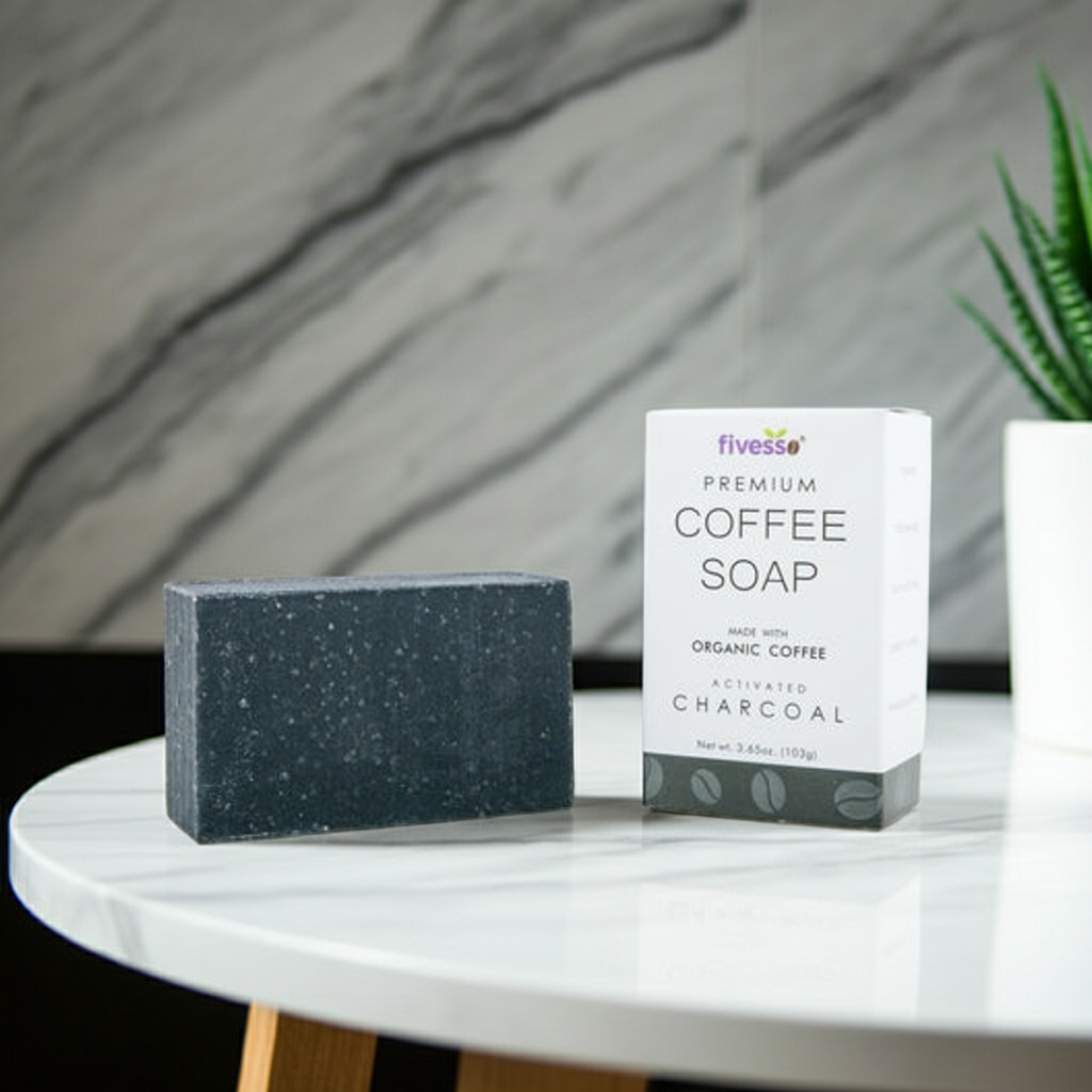 Activated Charcoal - Premium Coffee Soap Bar